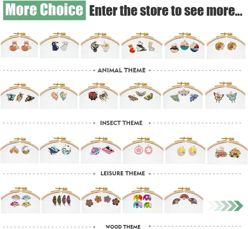 MAGNEECH 2Pcs Needle Minder for Cross Stitch, Pretty Flower Cartoon Enamel Pin,Embroidery Needlework Accessories,Gift for Cross Stitch Lover (Tulip Bouquet) - Image 4